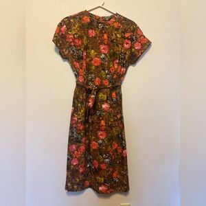 Vintage 1960s Hawaiian cotton dress Small